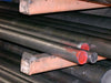20 foot steel bars weigh 874 Lbs (red)